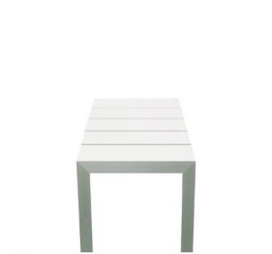 MATRIX TMD - Pedrali-Außentisch aus Aluminium, mit weißer Laminatplatte