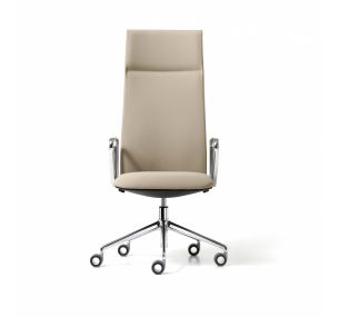 VELVET PRESIDENTIAL - Diemme Bürodreh- und höhenverstellbarer Sessel, gepolsterte Sitze, verschiedene Farben
