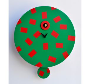 Coucou Circle - Horloge murale avec pendule et coucou Art. 107