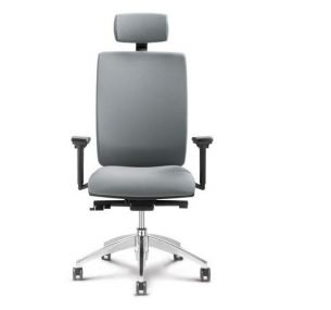 GOAL_EXECUTIVE- Swivel and adjustable Diemme office armchair, Art. GOBSPNR01, padded seat in several colors