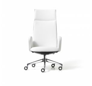 VELVET PRESIDENTIAL - Diemme Bürodreh- und höhenverstellbarer Sessel, gepolsterte Sitze und Armlehnen, verschiedene Farben