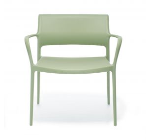 ARA 316 - Pedrali Lounge chair in polypropylene, different colours, also for outdoor use