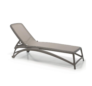 ATLAS BED - Stackable polypropylene sun lounger, also for outdoor use