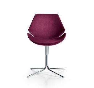 EON - Metal swivel Diemme chair, with polyurethane seat (upholstery available)