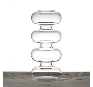 Vaso in vetro di design per cactus e orchidee – Blueside Design Shop