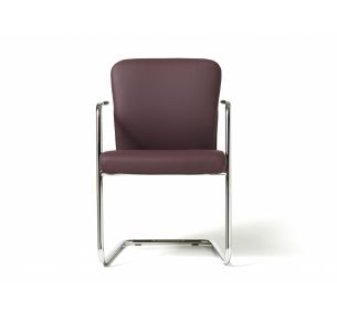 HALFPIPE_VISITOR - Office Diemme armchair, Art. HPBCCR01, padded seat with insert in different colours