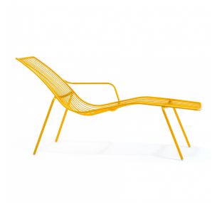 NOLITA 3654 – Metal Pedrali chaise longue, various colours, also for outdoor