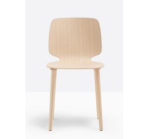 BABILA 2700 - Pedrali wooden chair, different finishes