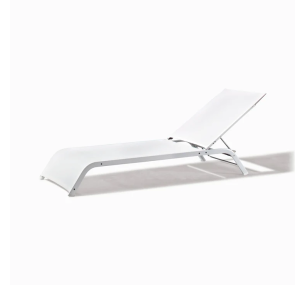 LAZY - Aluminium sunbed, also for outdoor use