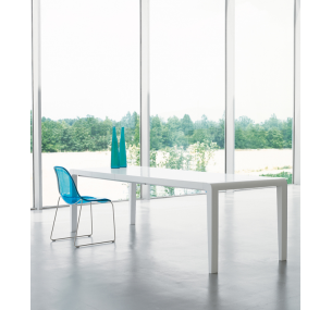 EXTESO - Ausziehbarer Pedrali-Tisch aus Eiche und Buche 178x90 cm